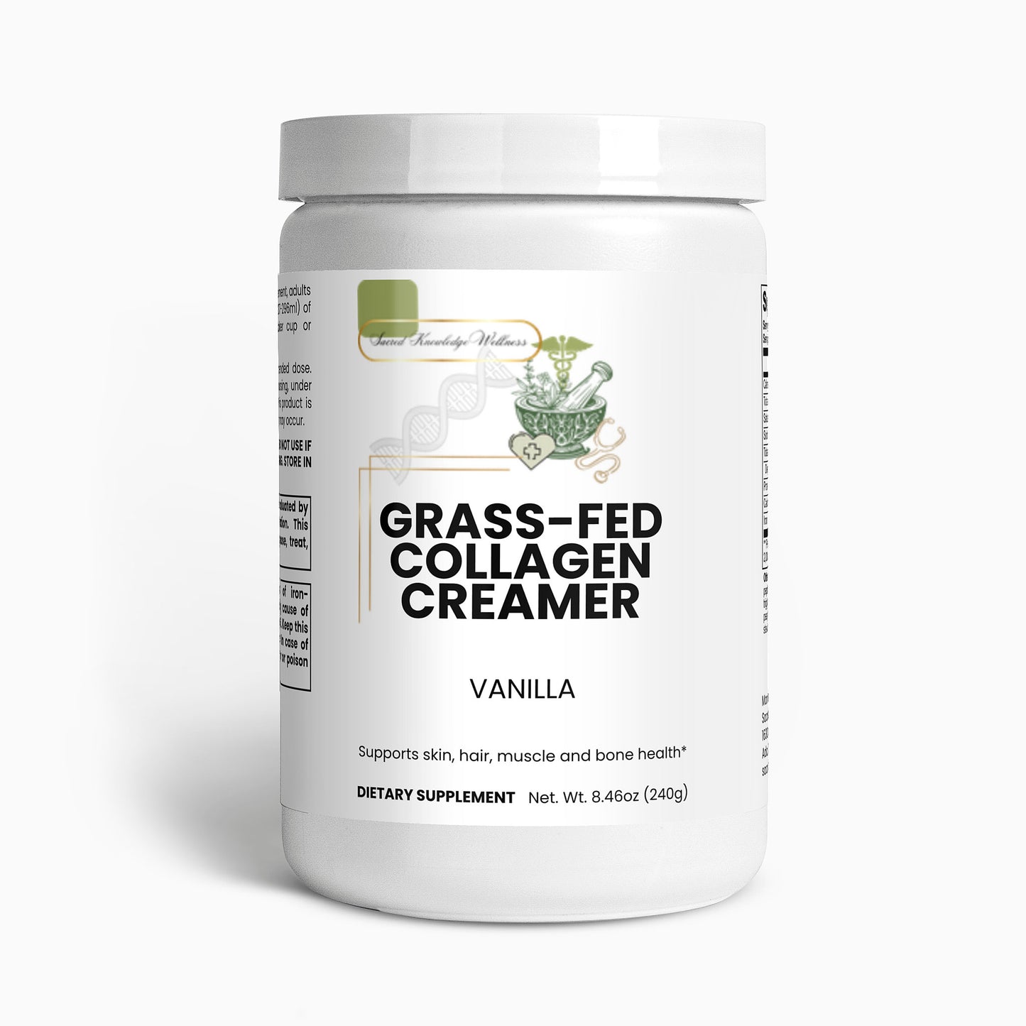 Grass-Fed Collagen Creamer (Vanilla)